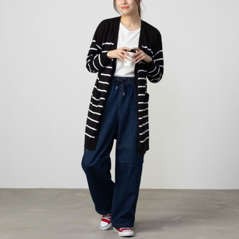 NAVY  ウォッシャブルカーディガンアンサンブル レディース商品画像-9