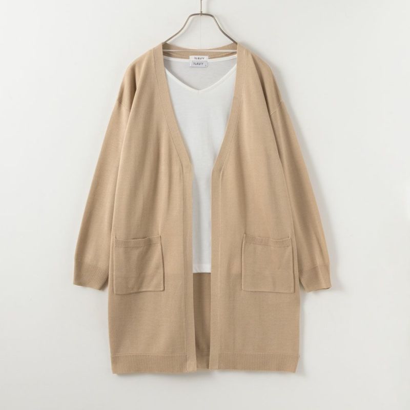 NAVY  ウォッシャブルカーディガンアンサンブル レディース商品画像-12