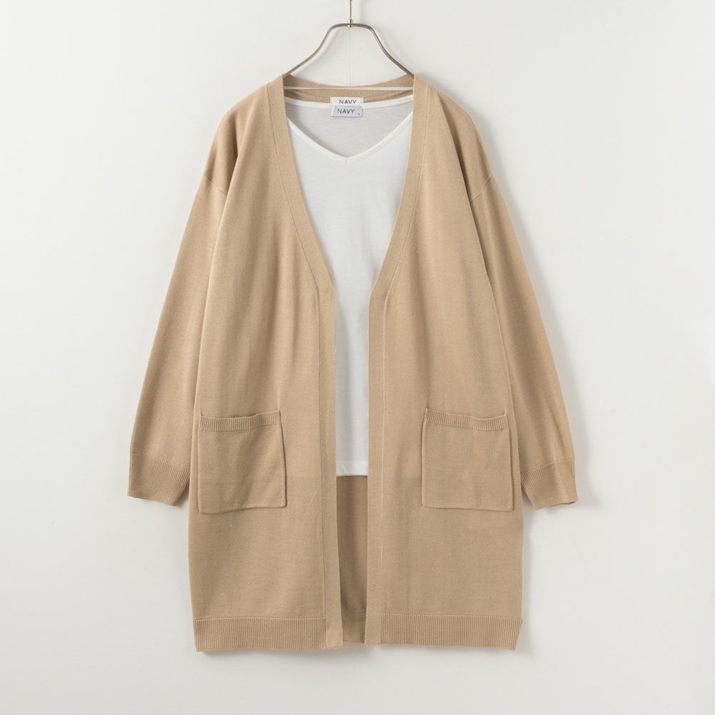 NAVY ウォッシャブルカーディガンアンサンブル レディース商品画像-12