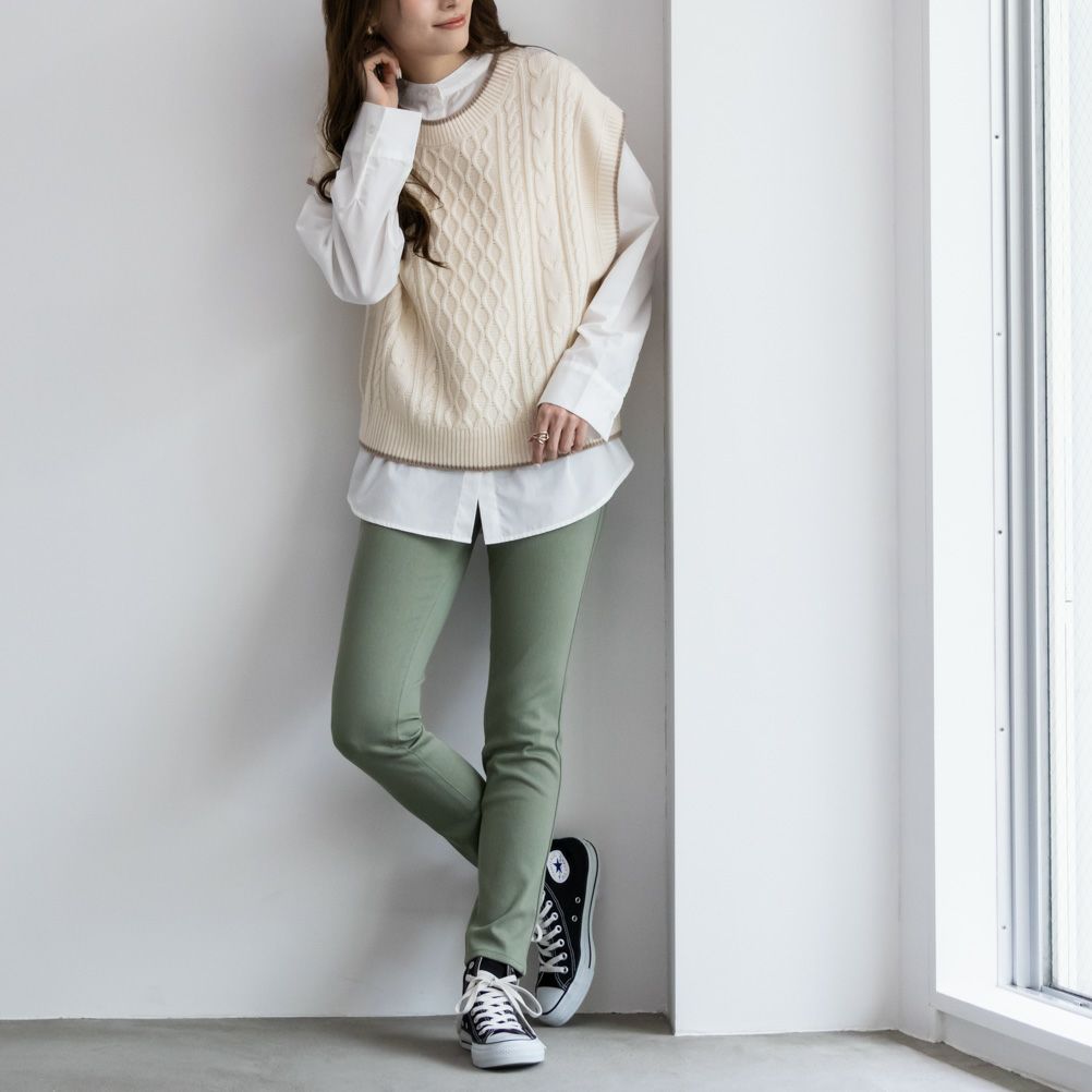 NAVY Magic Legs パーフェクトレッグス レギンスパンツ レディース商品画像-1