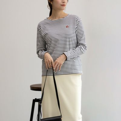 LOGOS PARK ボーダー長袖Tシャツ レディース ネコポス 対応商品