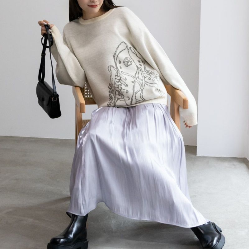 CONVERSE  ビッグシューズジャガードニット レディース商品画像-1