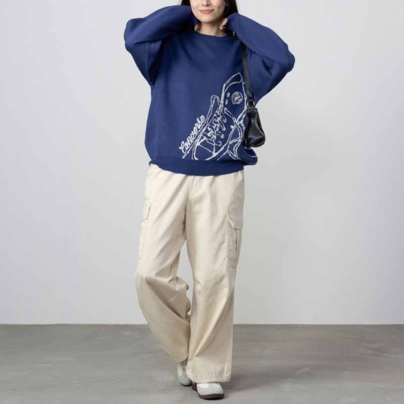 CONVERSE  ビッグシューズジャガードニット レディース商品画像-10