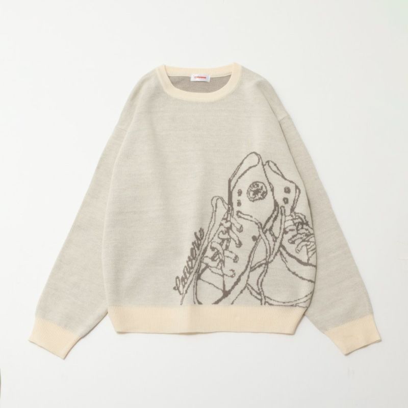 CONVERSE  ビッグシューズジャガードニット レディース商品画像-11