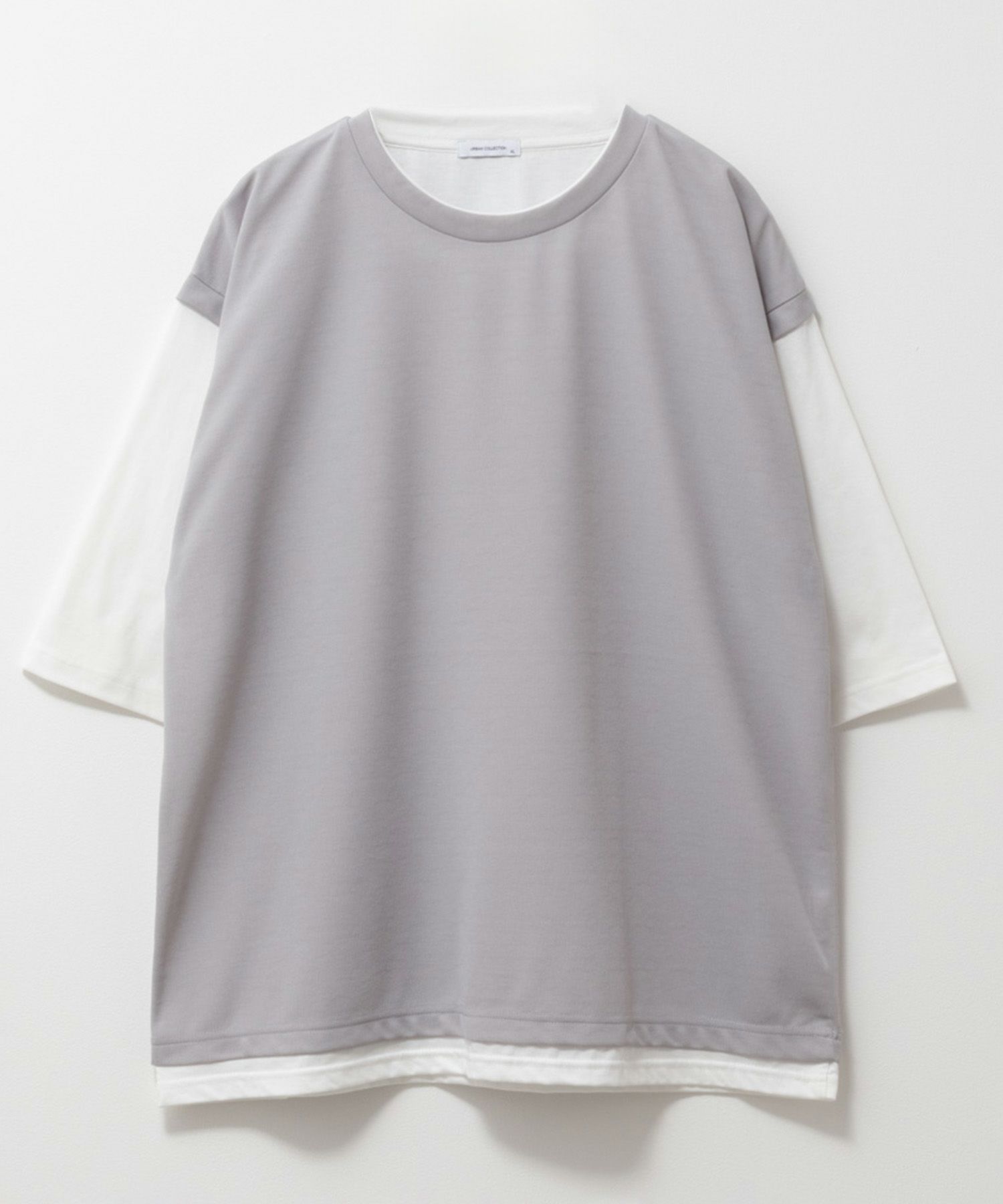 URBAN COLLECTION  梨地フェイクベストレイヤードTシャツ メンズ商品画像-13