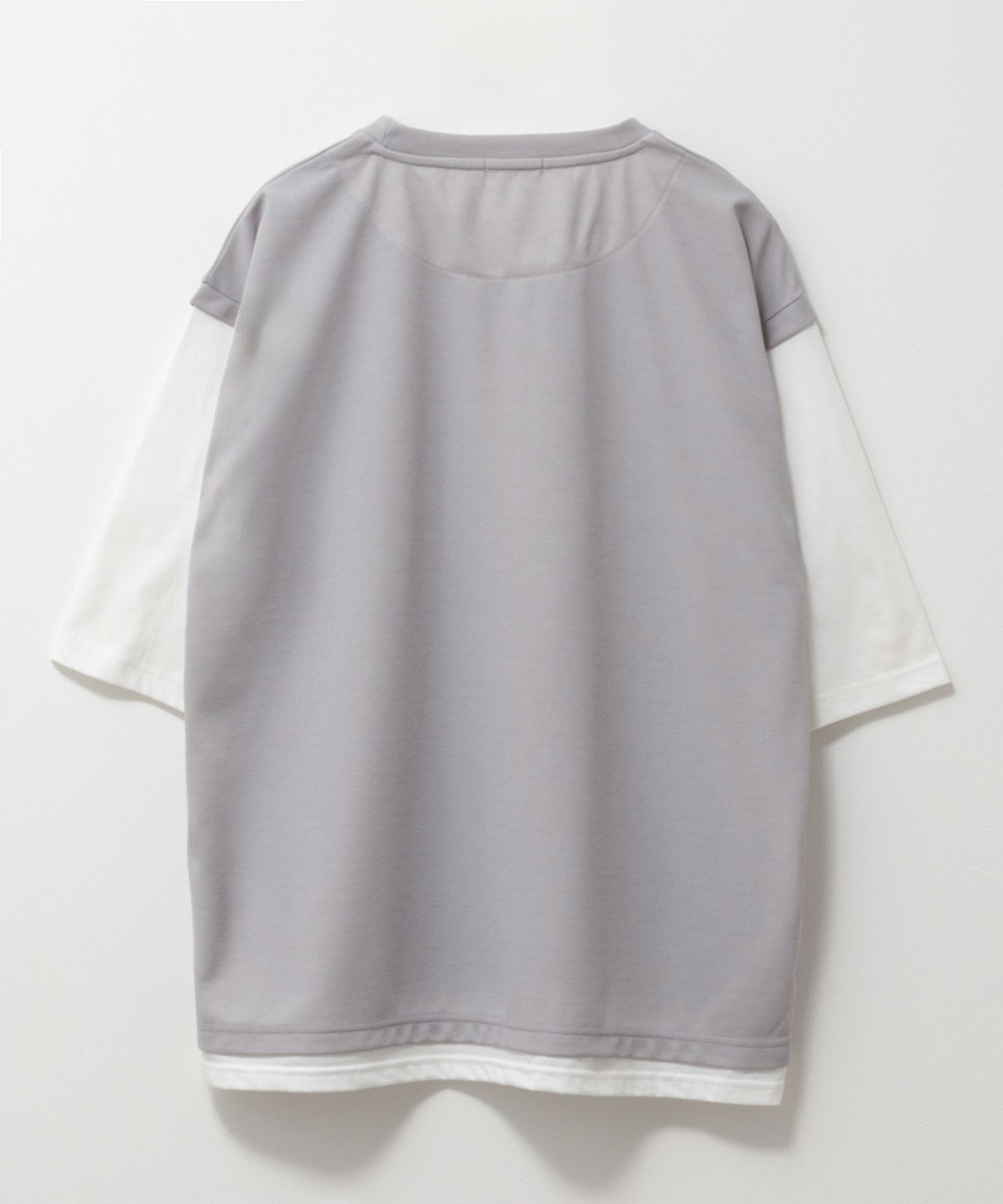 URBAN COLLECTION  梨地フェイクベストレイヤードTシャツ メンズ商品サムネイル-14