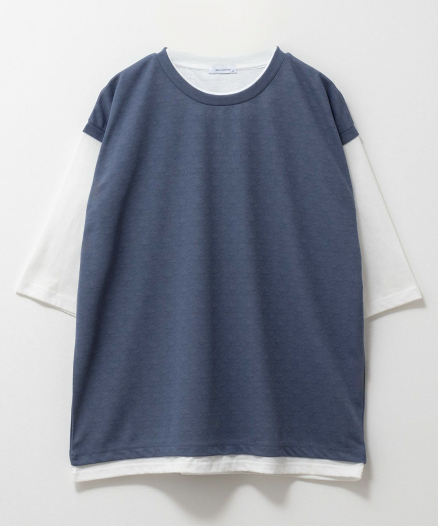 URBAN COLLECTION  梨地フェイクベストレイヤードTシャツ メンズ商品画像-16