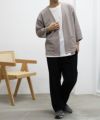 URBAN COLLECTION 梨地7分袖カーディガンアンサンブル メンズ商品サムネイル-6