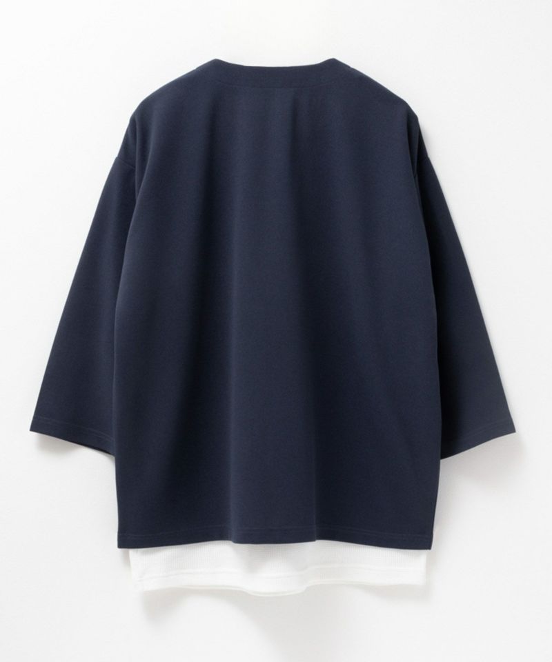 URBAN COLLECTION 梨地7分袖カーディガンアンサンブル メンズ商品画像-14