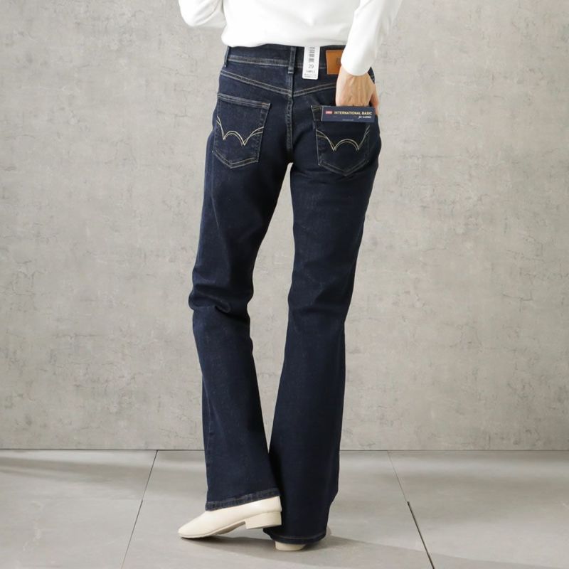 EDWIN INB ブーツカットパンツ レディース
