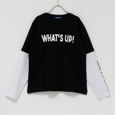 T-GRAPHICS  フェイクレイヤード長袖Tシャツ キッズ ネコポス 対応商品