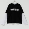 T-GRAPHICS フェイクレイヤード長袖Tシャツ キッズ ネコポス 対応商品