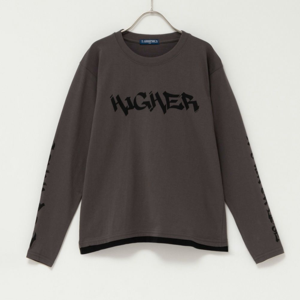 T-GRAPHICS ストリートフェイクレイヤード長袖Tシャツ キッズ ネコポス 対応商品