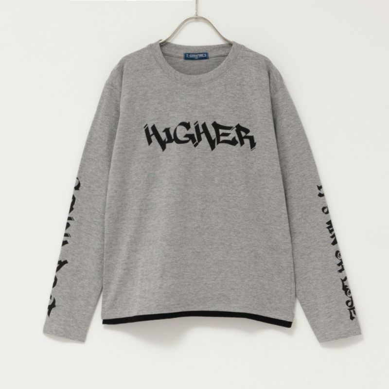 T-GRAPHICS  ストリートフェイクレイヤード長袖Tシャツ キッズ メール便 対応商品商品画像-2