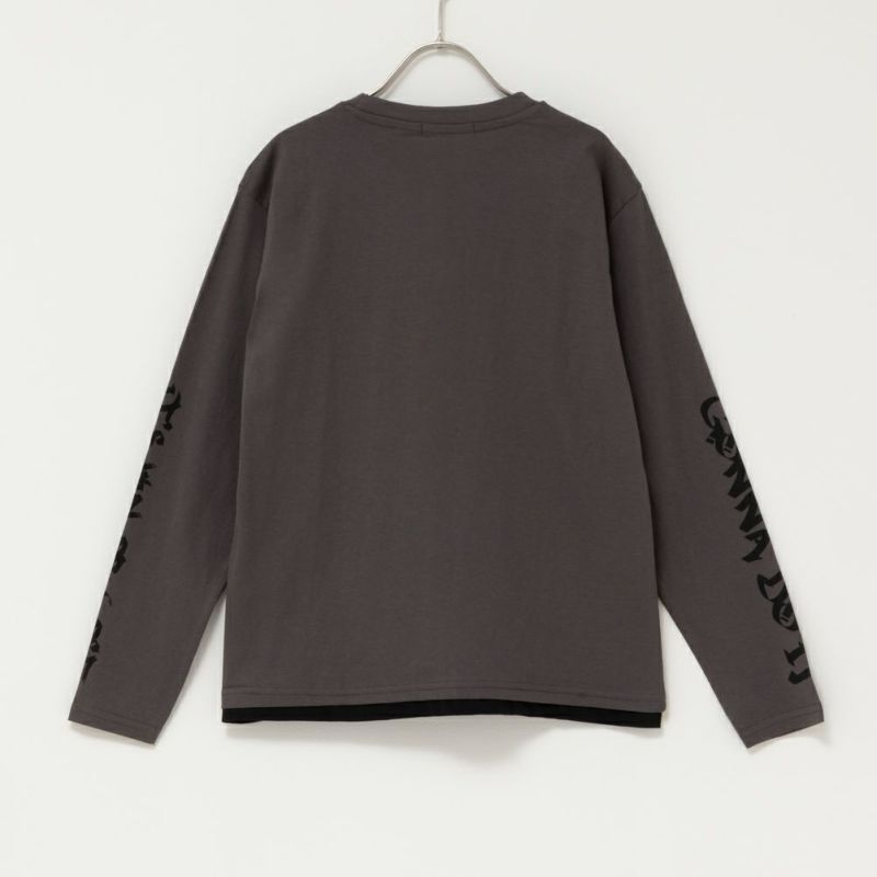 T-GRAPHICS  ストリートフェイクレイヤード長袖Tシャツ キッズ メール便 対応商品商品画像-4