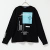 T-GRAPHICS メッセージプリント長袖Tシャツ キッズ ネコポス 対応商品