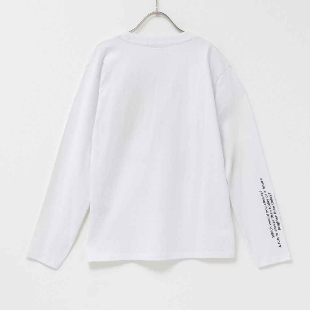 T-GRAPHICS  メッセージプリント長袖Tシャツ キッズ メール便 対応商品商品画像-4