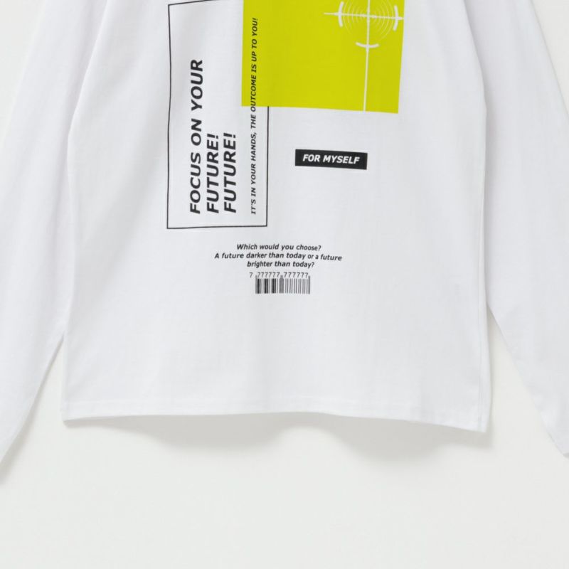 T-GRAPHICS  メッセージプリント長袖Tシャツ キッズ メール便 対応商品商品画像-7