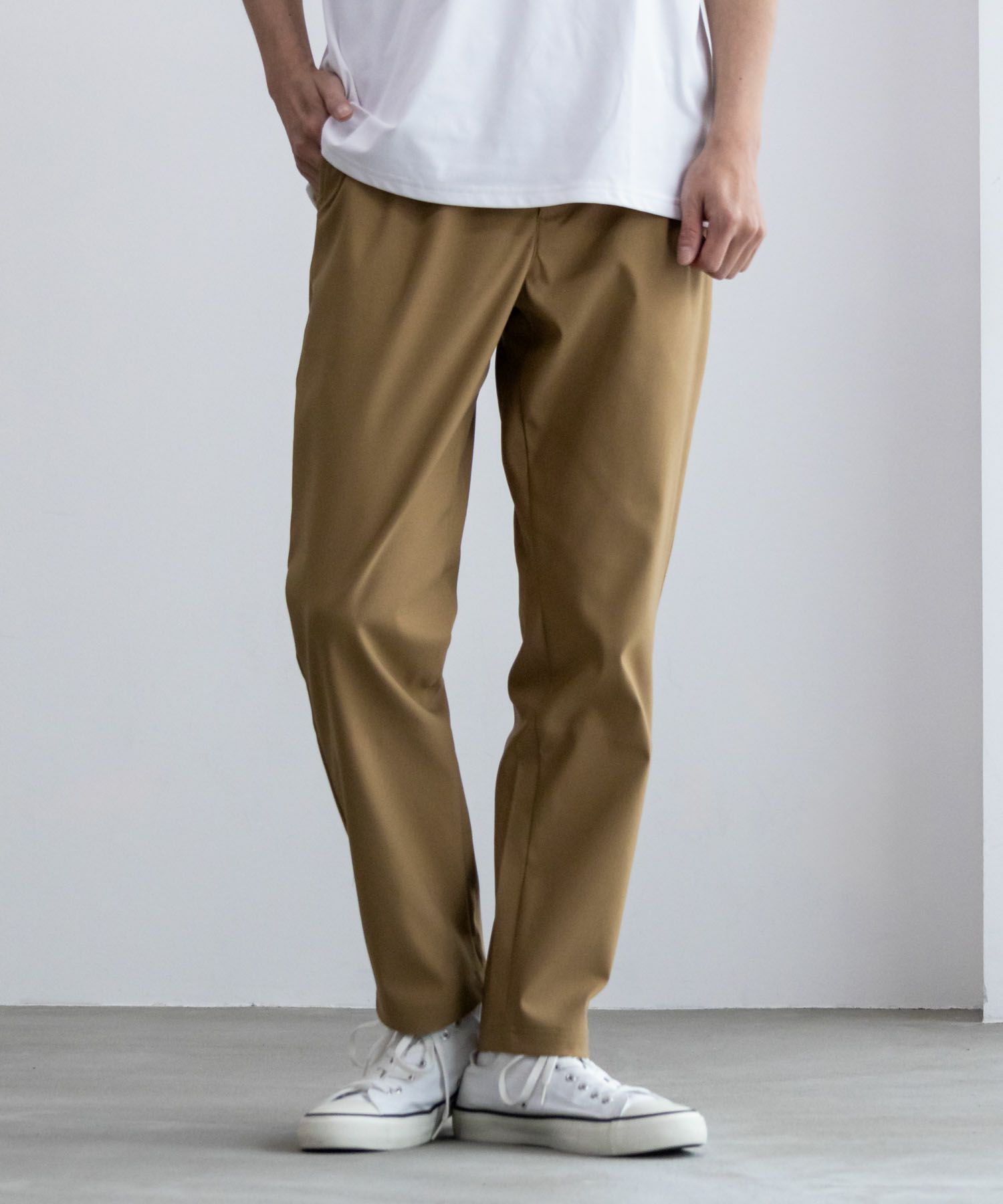 NAVY FIT ストレッチテーパードパンツ メンズ商品画像-4