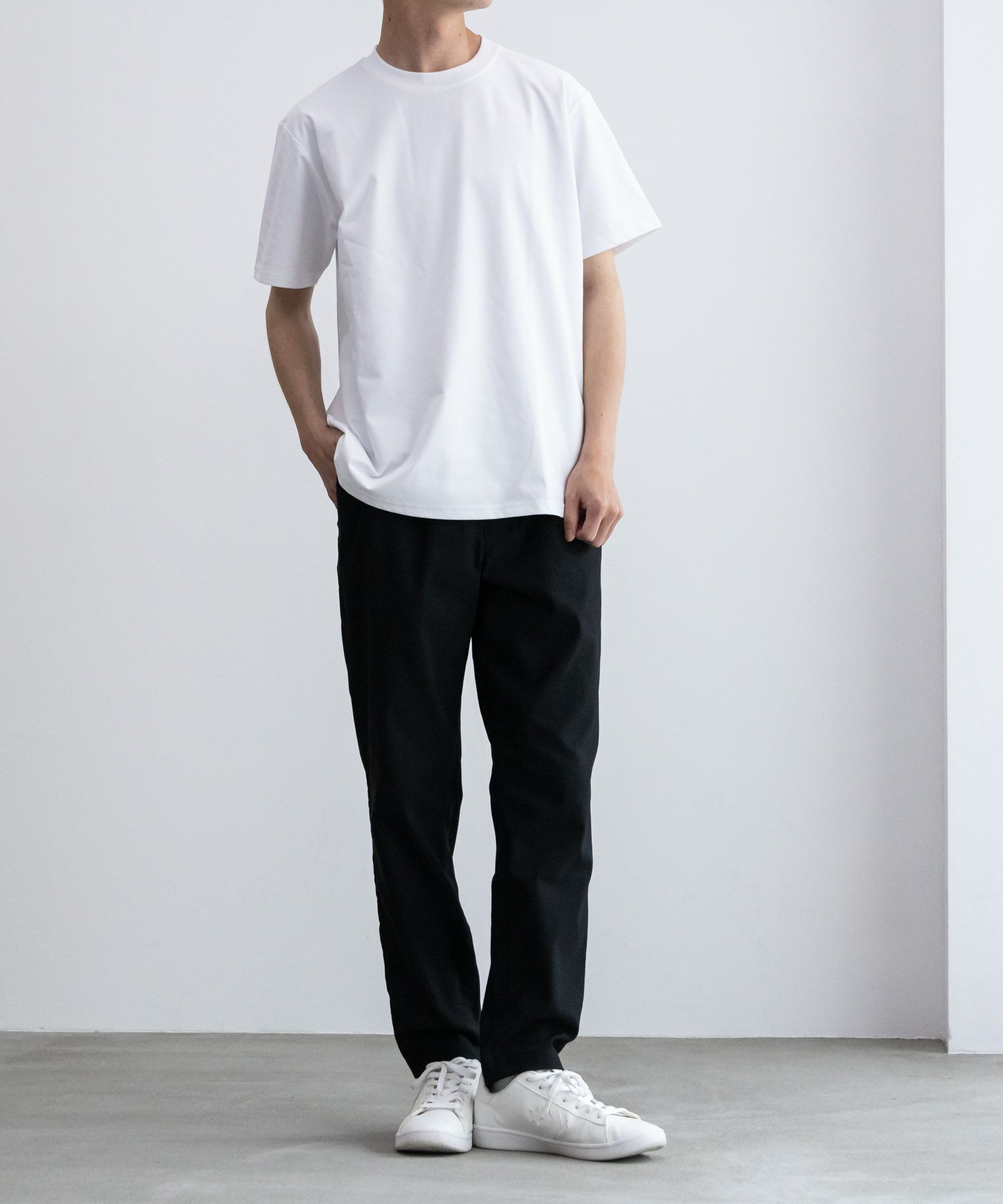 NAVY FIT ストレッチテーパードパンツ メンズ商品画像-5