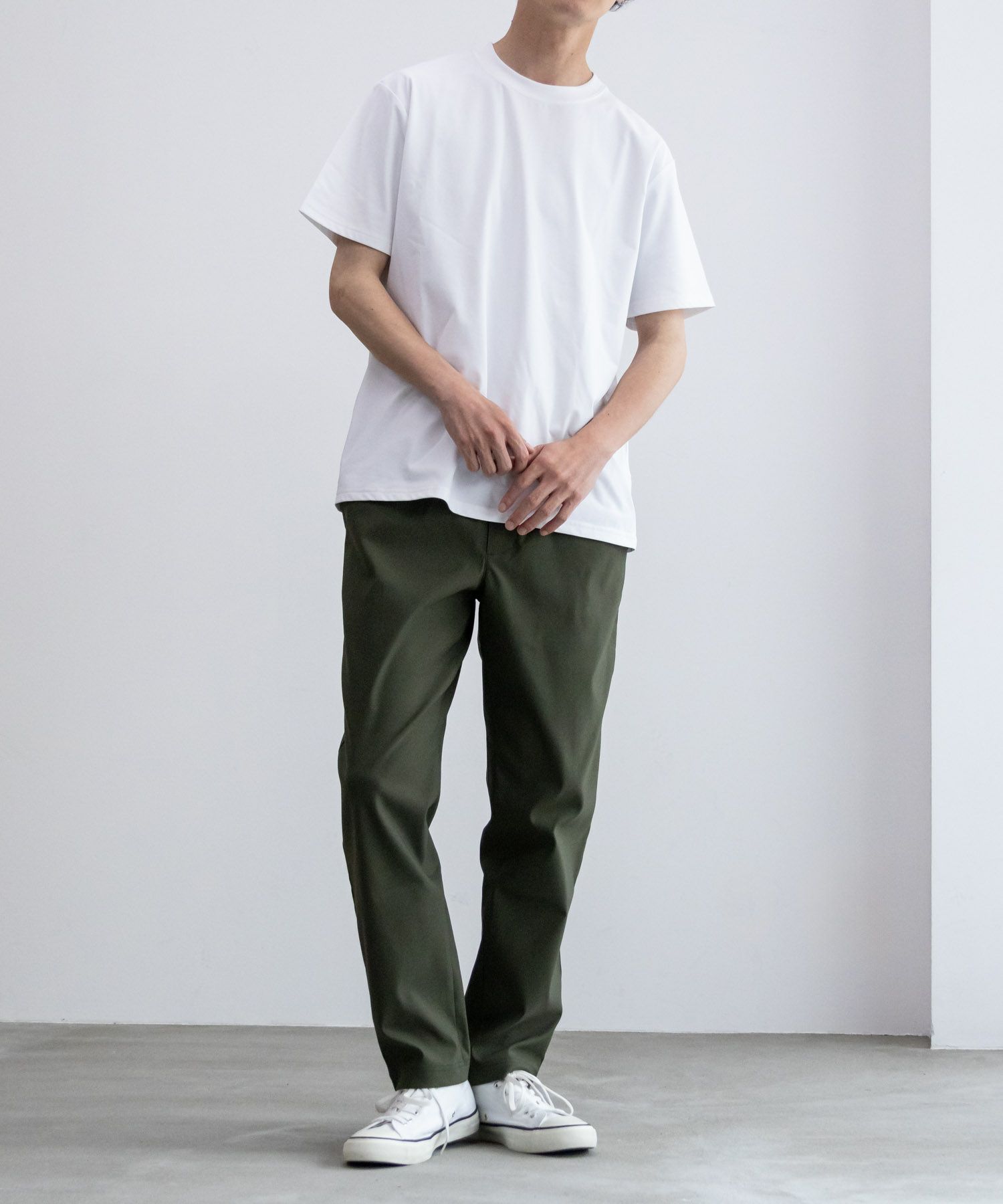 NAVY FIT ストレッチテーパードパンツ メンズ商品サムネイル-6