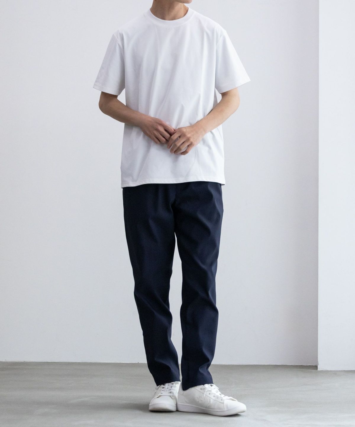 NAVY FIT マイラクストレッチパンツ メンズ