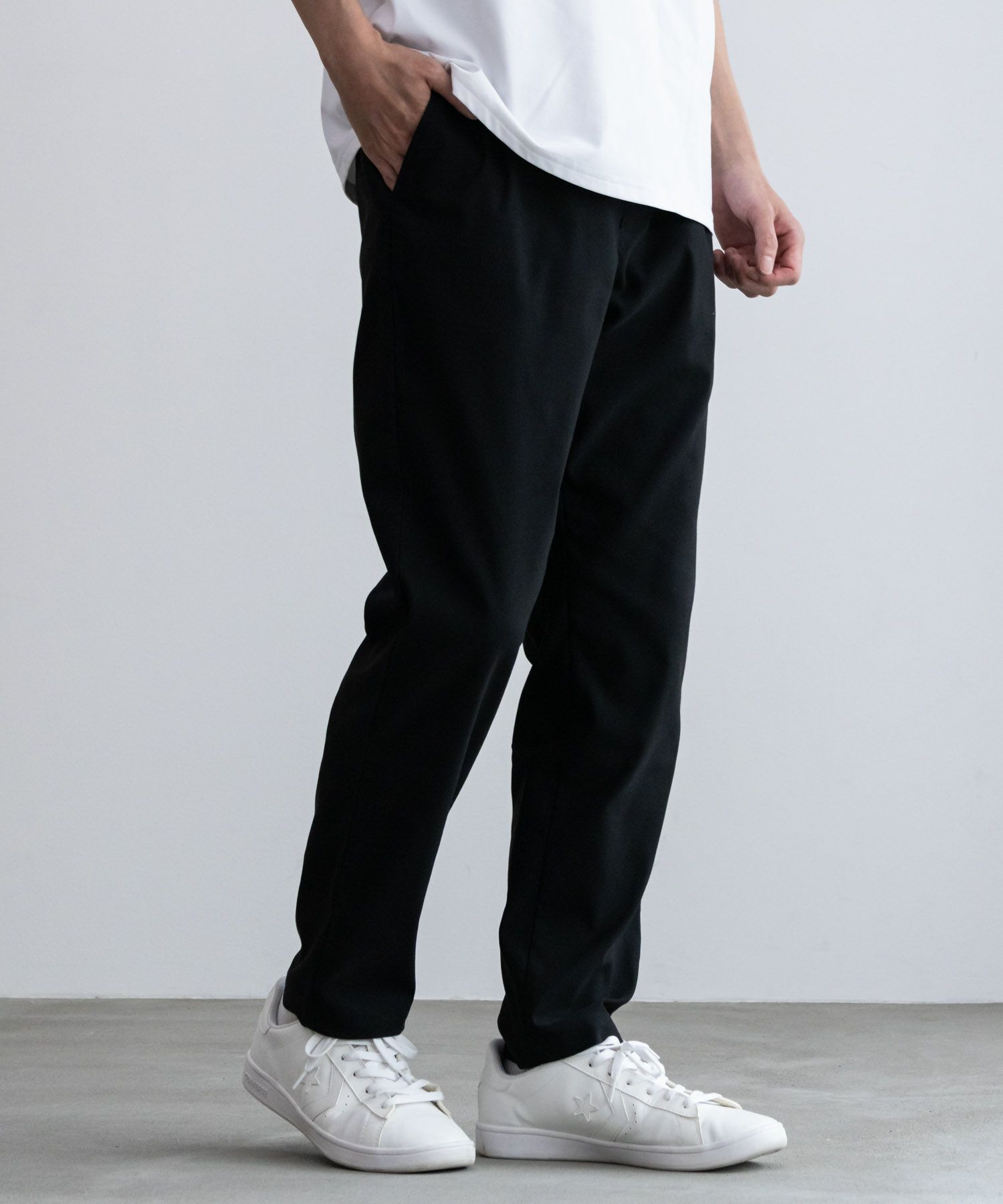 NAVY FIT ストレッチテーパードパンツ メンズ商品サムネイル-9