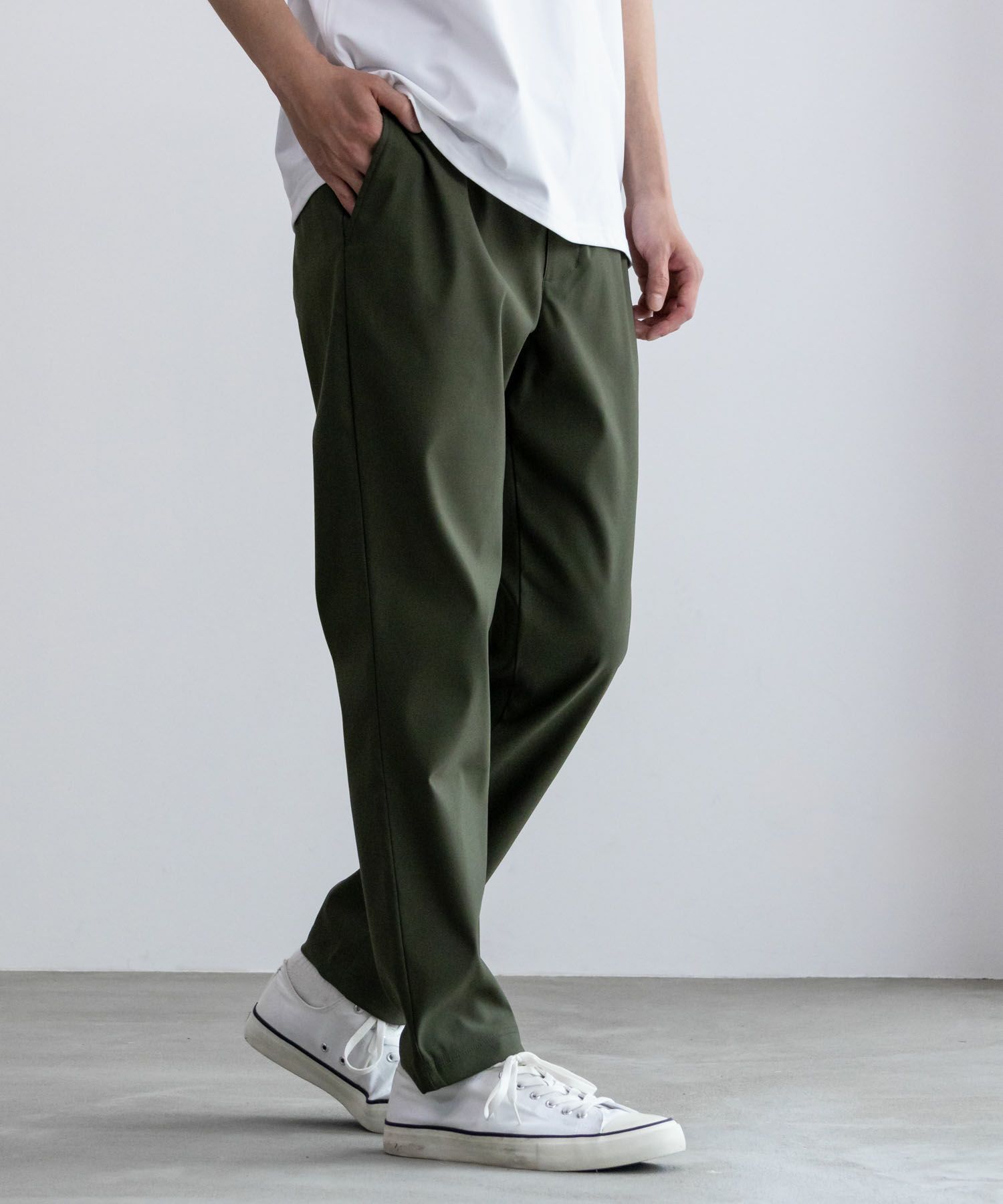 NAVY FIT ストレッチテーパードパンツ メンズ商品サムネイル-13