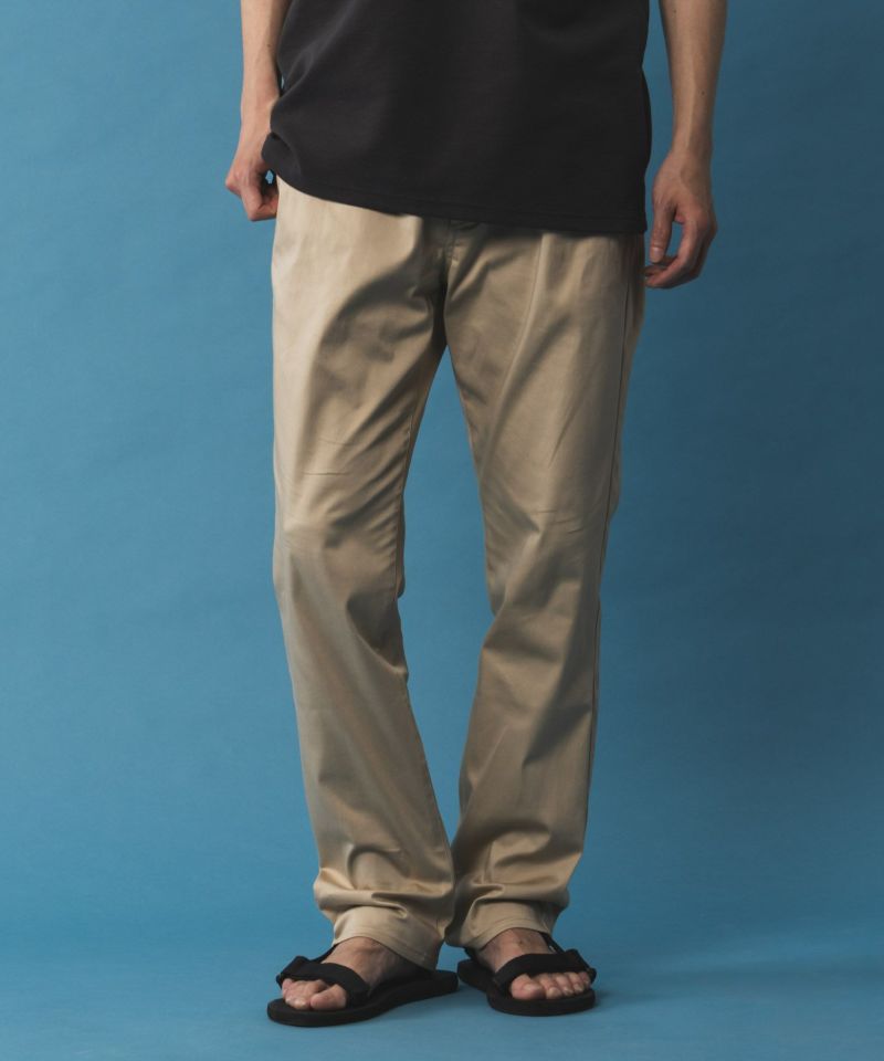 NAVY SARARI サテンクールテーパードパンツ メンズ商品画像-19