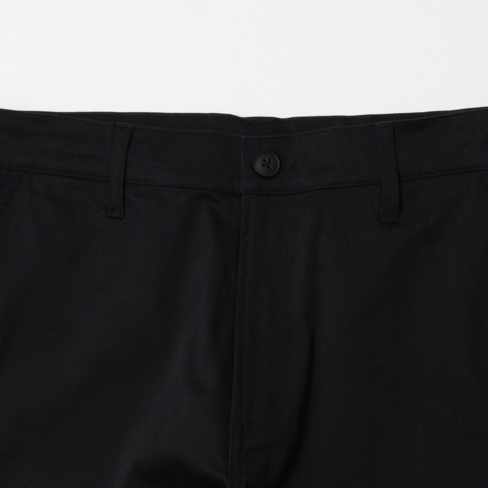 NAVY SARARI サテンクールテーパードパンツ メンズ