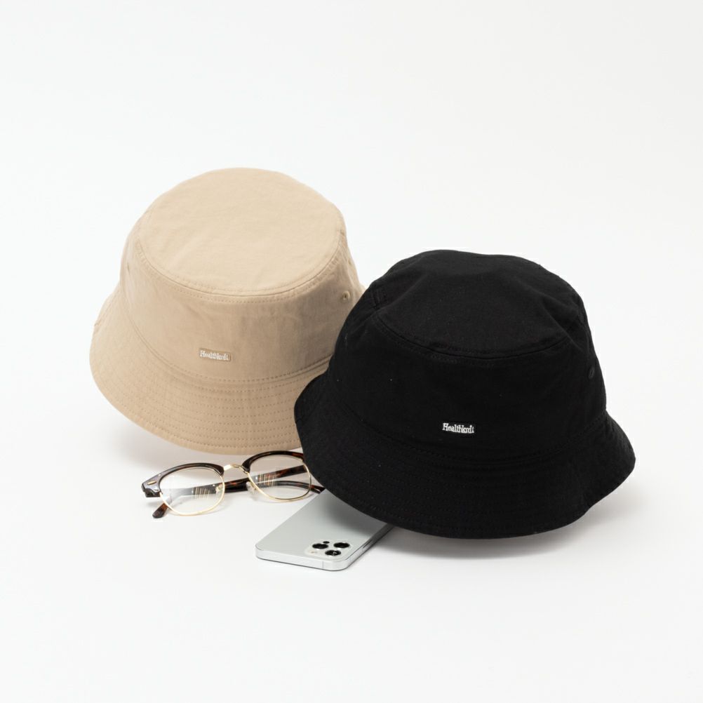 Healthknit ワンポイント刺繍バケットハット メンズ商品画像-1