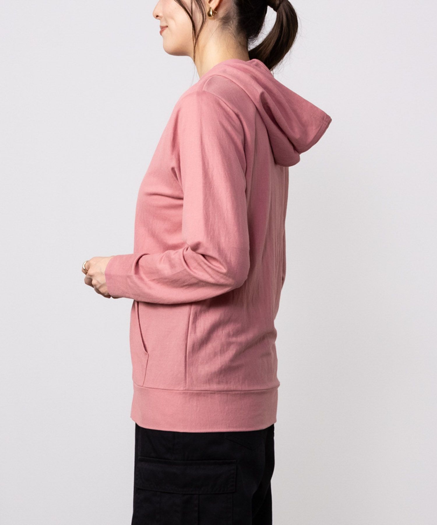 NAVY 制菌加工 UVパーカー レディース