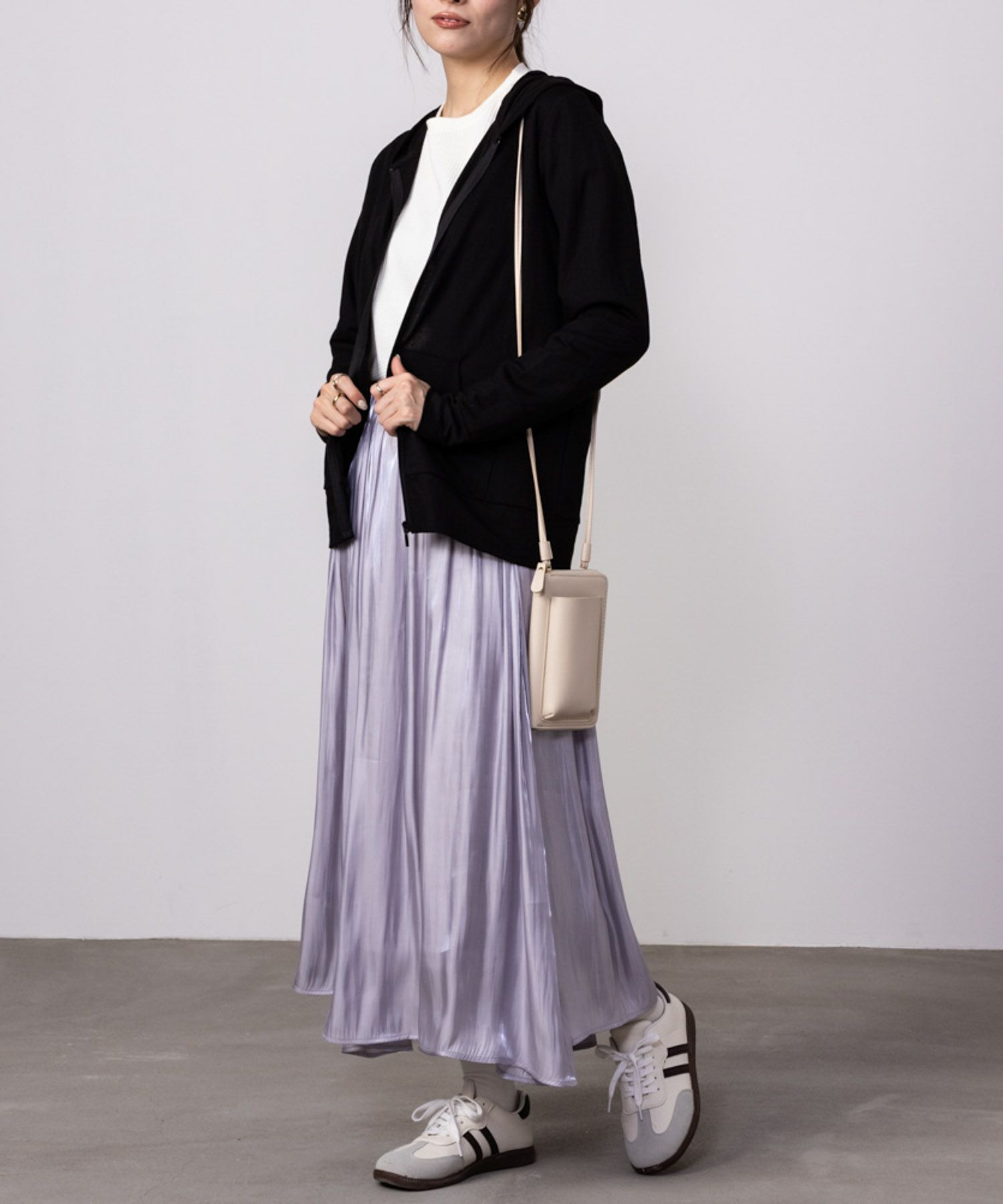 [値下げ]NAVY UVカットパーカー 制菌加工 レディース商品画像-20