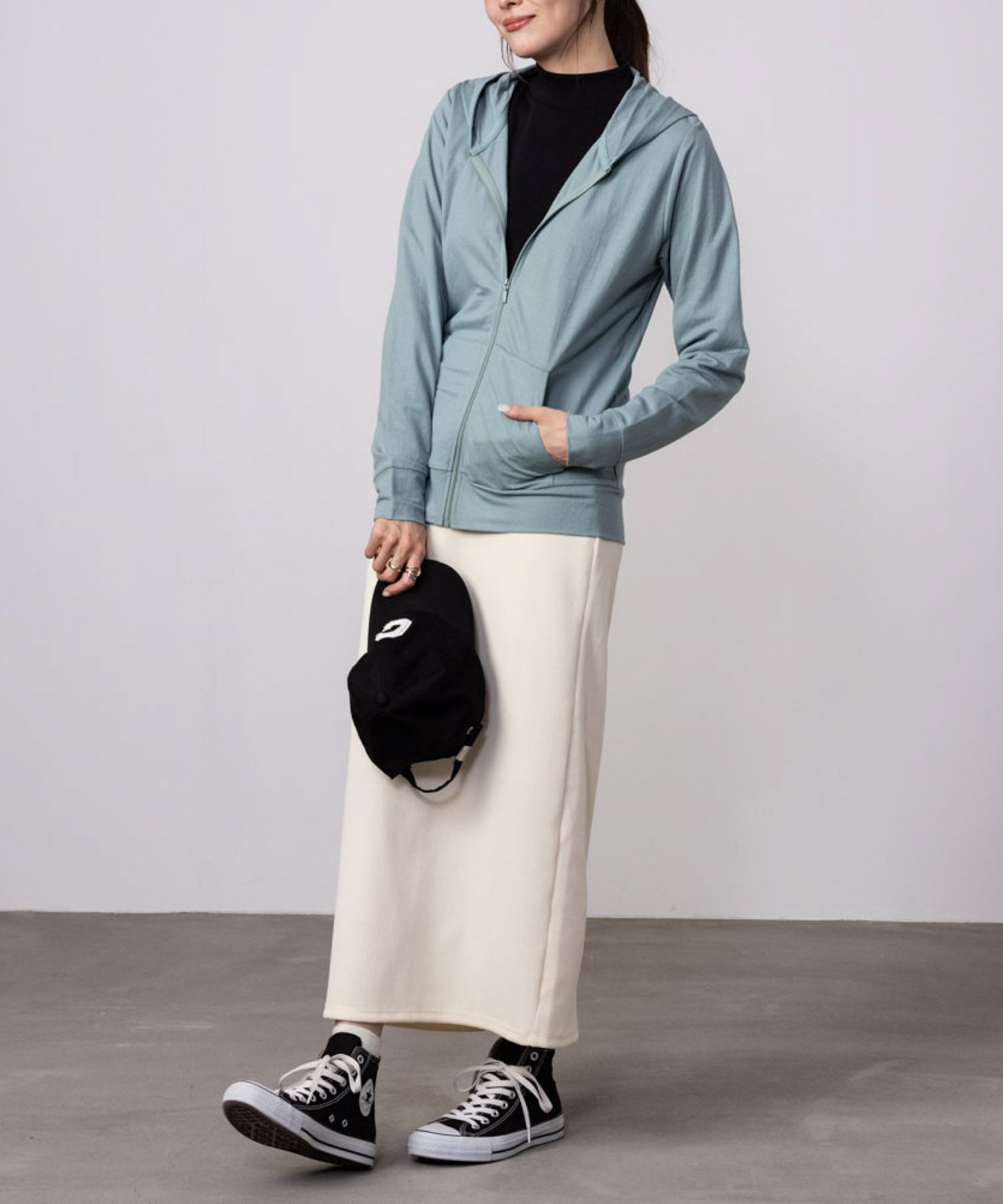 [値下げ]NAVY UVカットパーカー 制菌加工 レディース商品画像-21