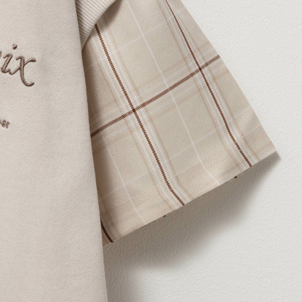 RICH MIX レイヤード風パーカーワンピース キッズ