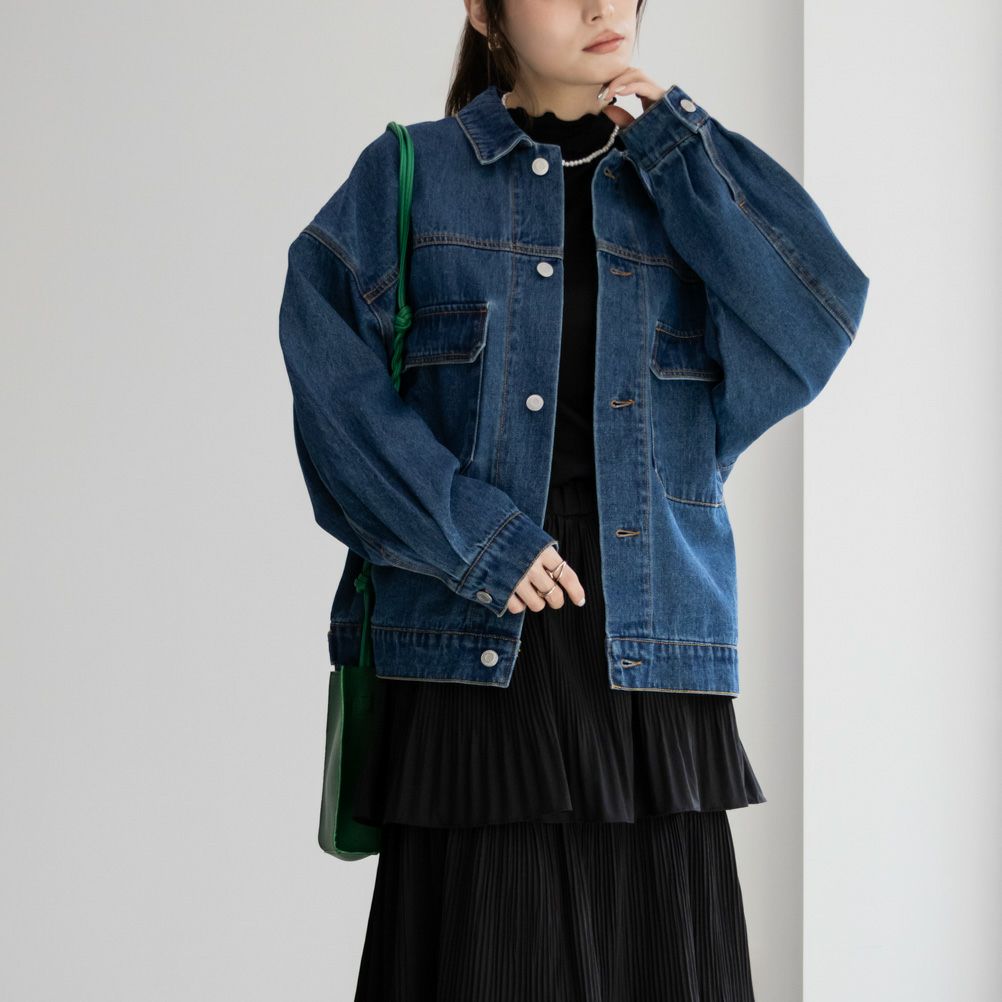 GOOD CREW  オーバーサイズデニムジャケット レディース商品画像-1