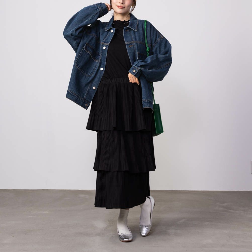 [期間限定価格]GOOD CREW  オーバーサイズデニムジャケット レディース商品画像-3