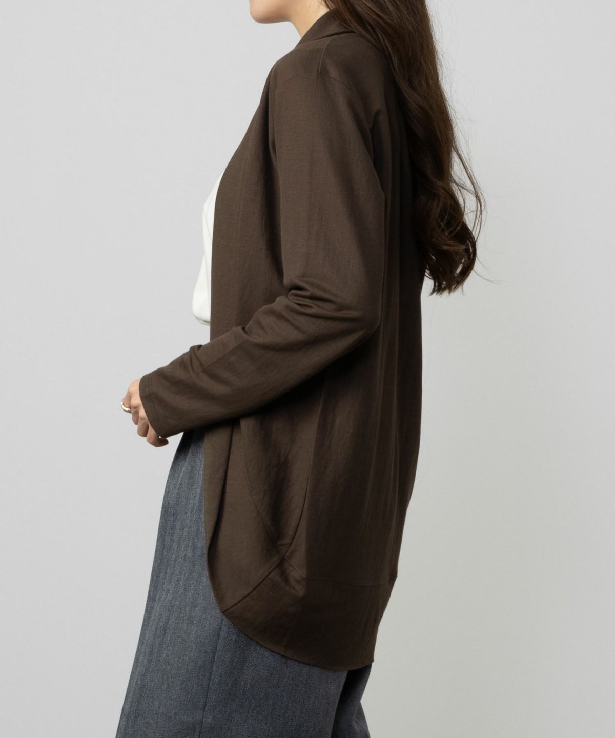 NAVY UVトッパーカーディガン レディース