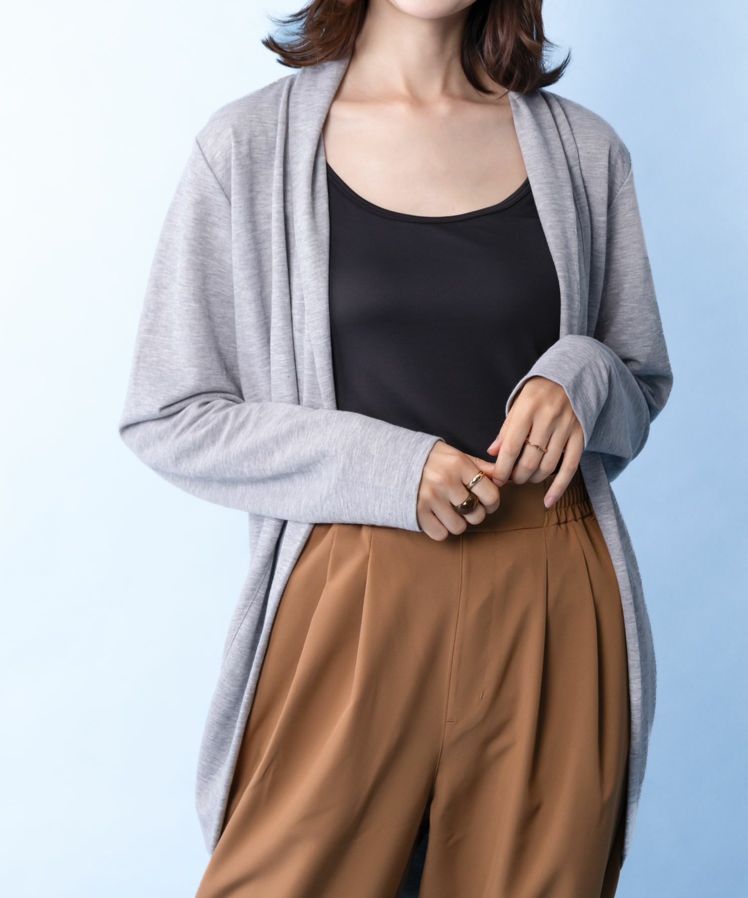 NAVY UVカットトッパーカーディガン レディース商品画像-34