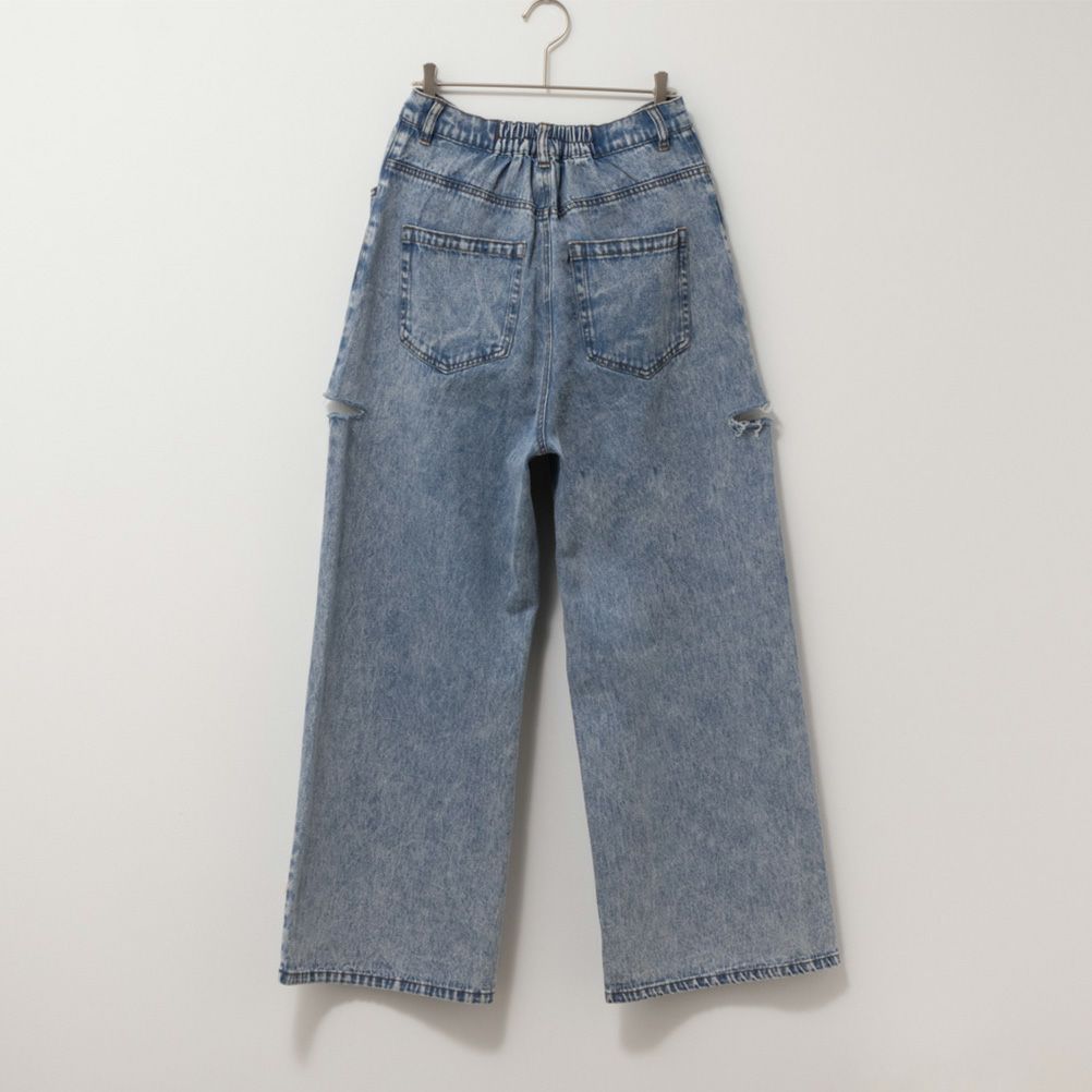 GOOD CREW  サイドカットウエストホックデニム レディース商品画像-8