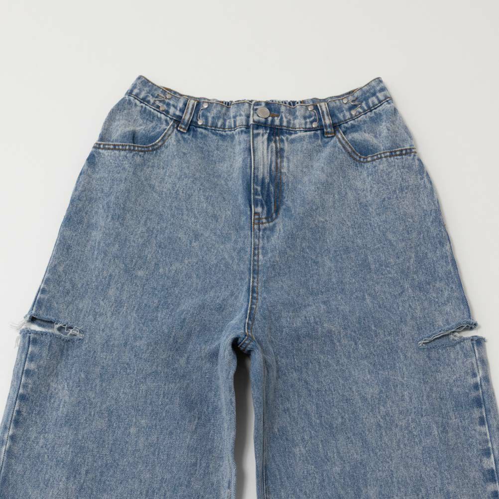 GOOD CREW  サイドカットウエストホックデニム レディース商品画像-10