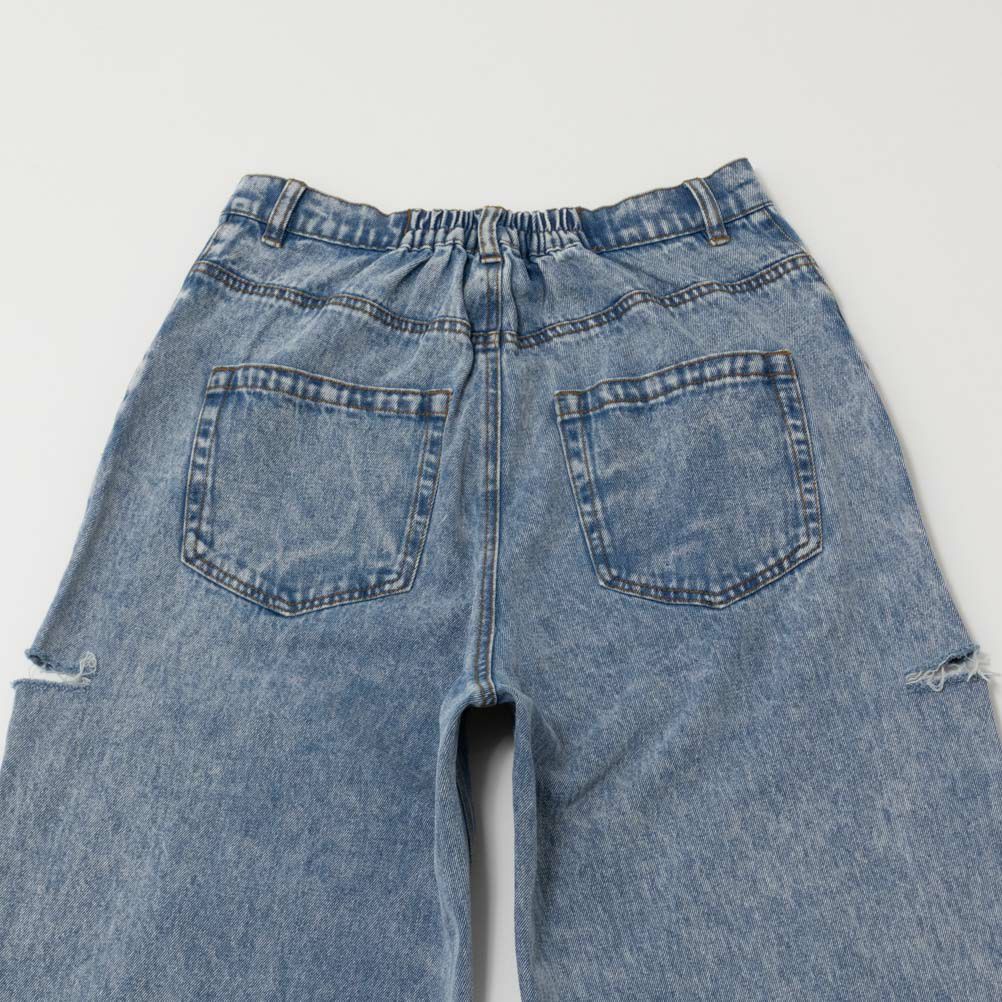 GOOD CREW  サイドカットウエストホックデニム レディース商品画像-11