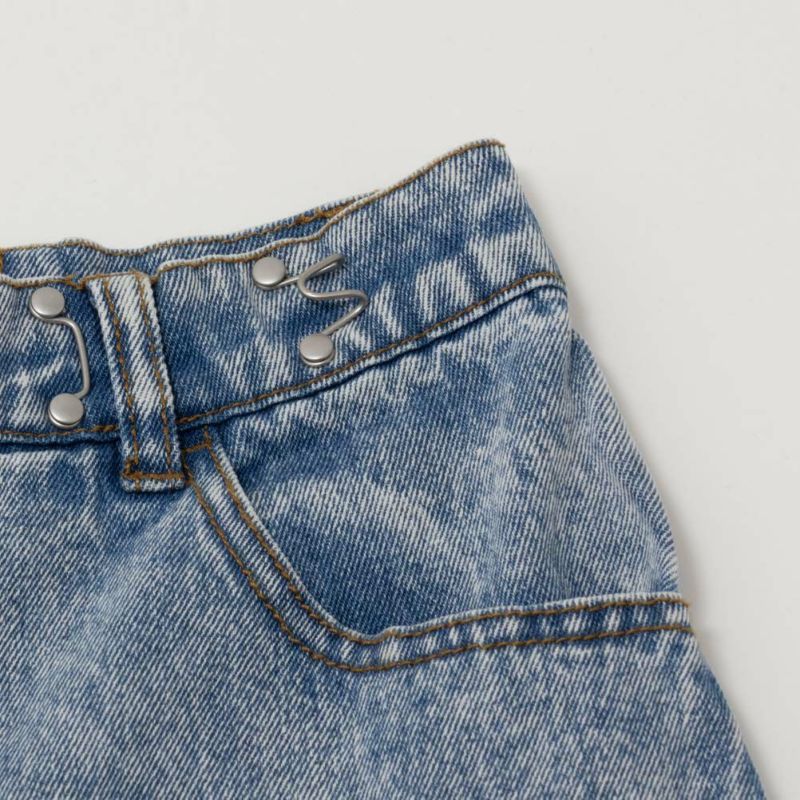 GOOD CREW  サイドカットウエストホックデニム レディース商品画像-15