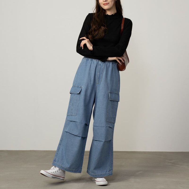 GOOD CREW  デニムカーゴパンツ レディース商品画像-2