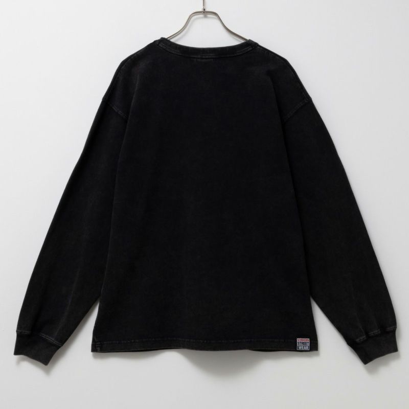 [期間限定価格]【オンラインストア限定】VISION STREET WEAR  スノーウォッシュネオンロゴ長袖Tシャツ メンズ商品画像-4