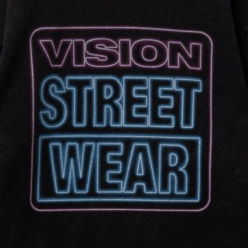 [期間限定価格]【オンラインストア限定】VISION STREET WEAR  スノーウォッシュネオンロゴ長袖Tシャツ メンズ商品画像-8