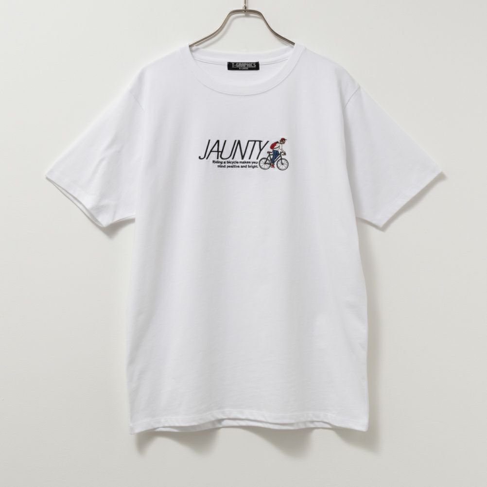T-GRAPHICS  胸刺繍半袖Tシャツ メンズ メール便 対応商品商品サムネイル-1