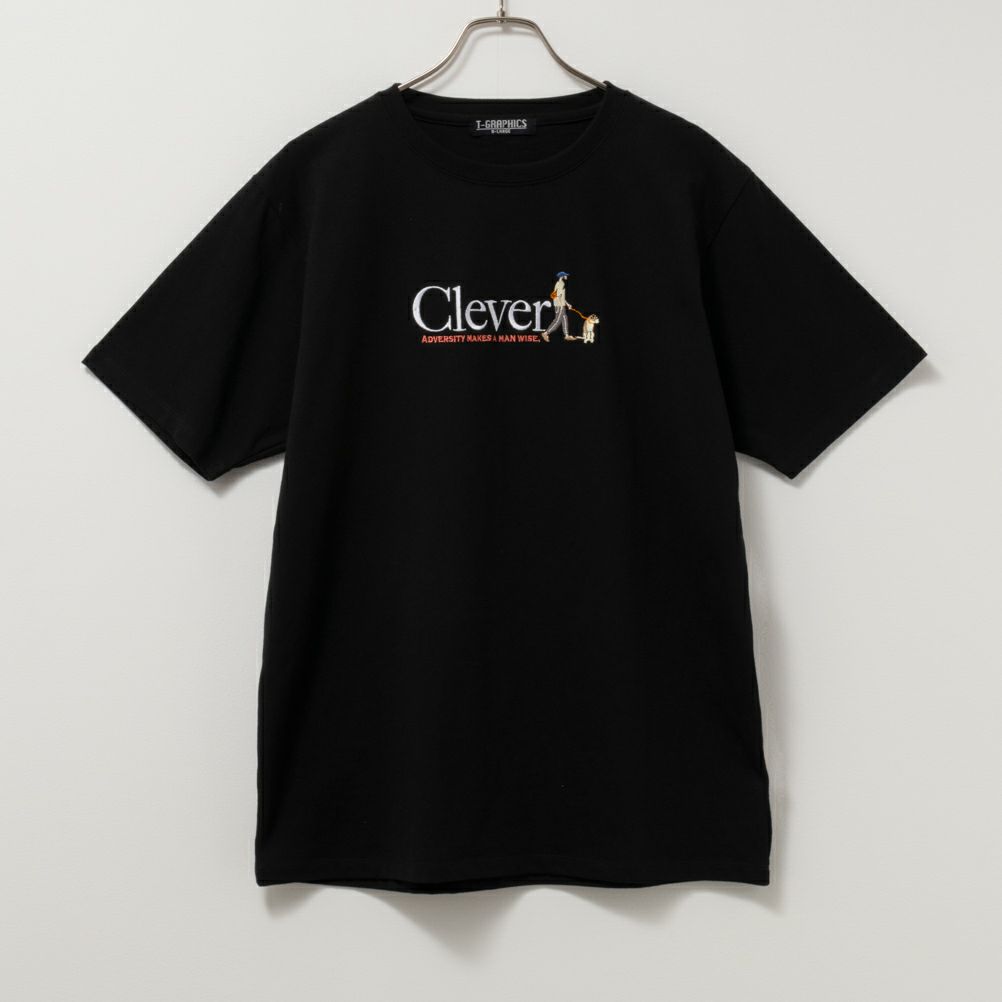 T-GRAPHICS 胸刺繍半袖Tシャツ メンズ メール便 対応商品商品画像-2