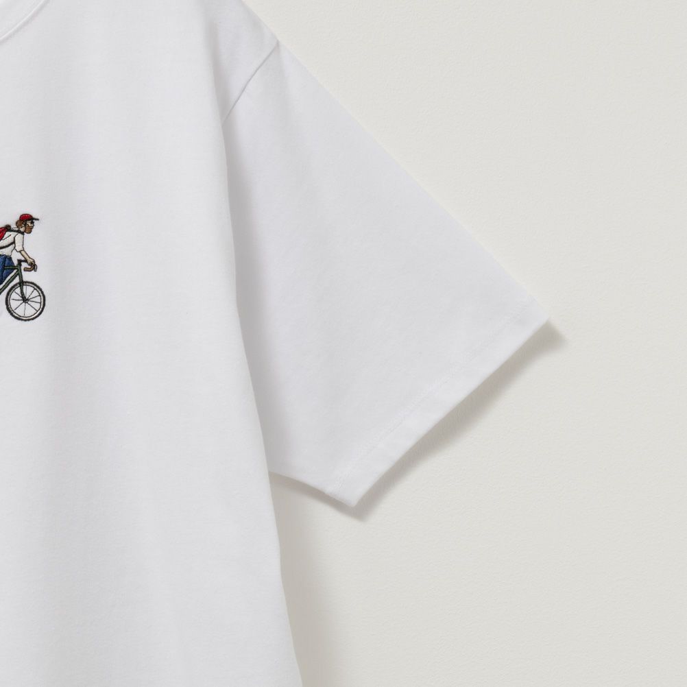 T-GRAPHICS 胸刺繍半袖Tシャツ メンズ ネコポス 対応商品