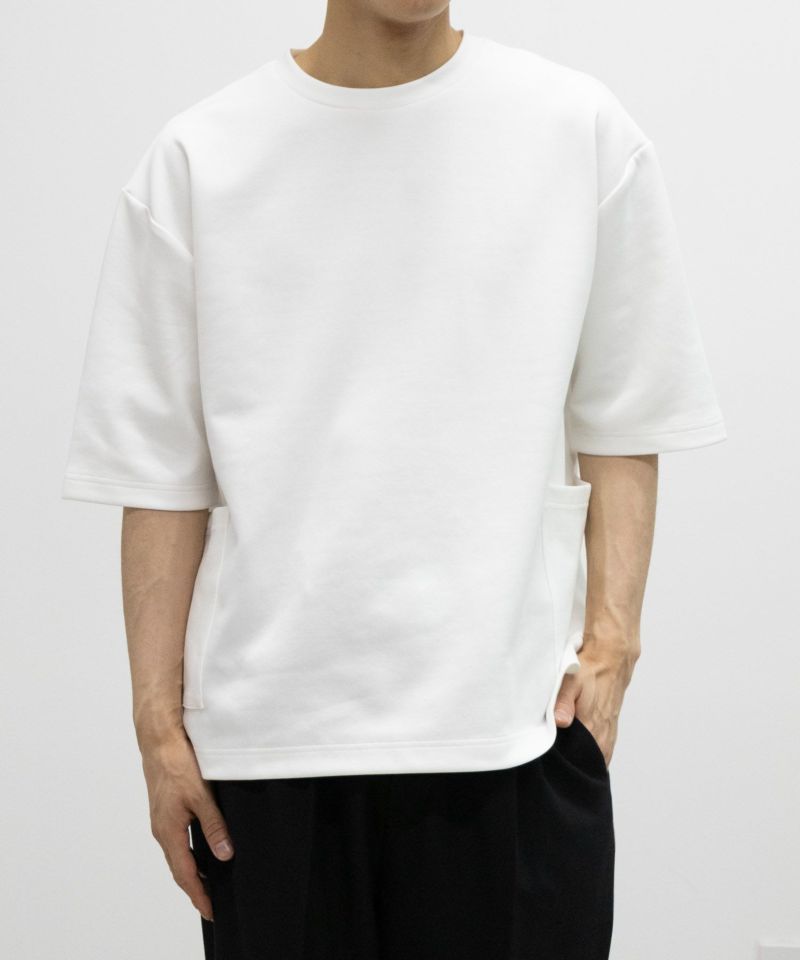 URBAN COLLECTION  エアスムージー ポケット付き5分袖Tシャツ メンズ商品画像-2